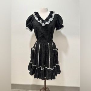 Handmade vintage 60’s 2pc top and skirt woman’s sz M 6-8